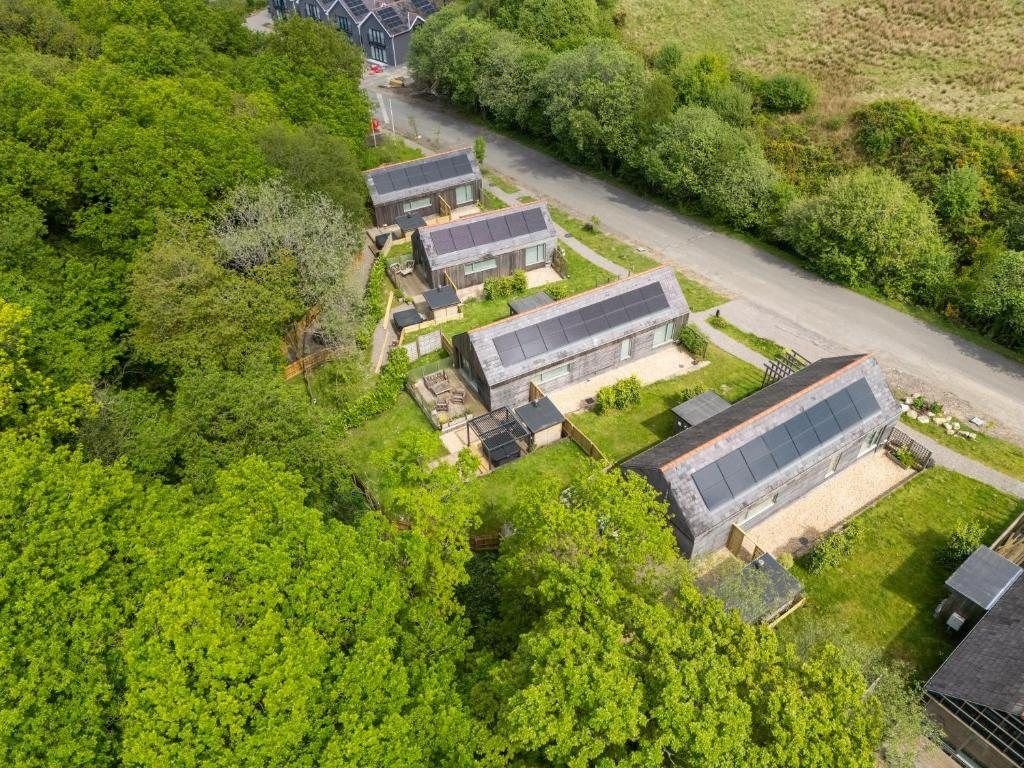 Inside a Brecon View lodge
