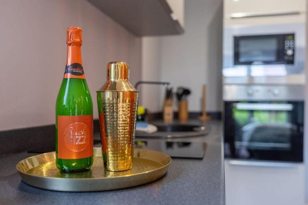 Drinks ready for a birthday or anniversary celebration